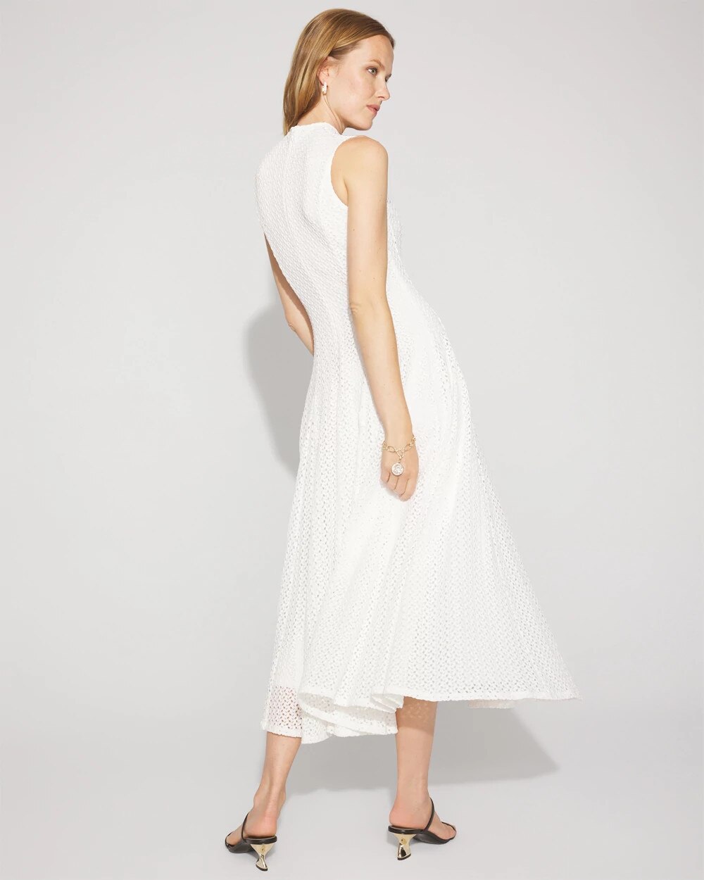 1182-Mock-Neck-Knit-Lace-Midi-Dress-Ecru-4.jpg Mock Neck Knit Lace Midi Dress Ecru