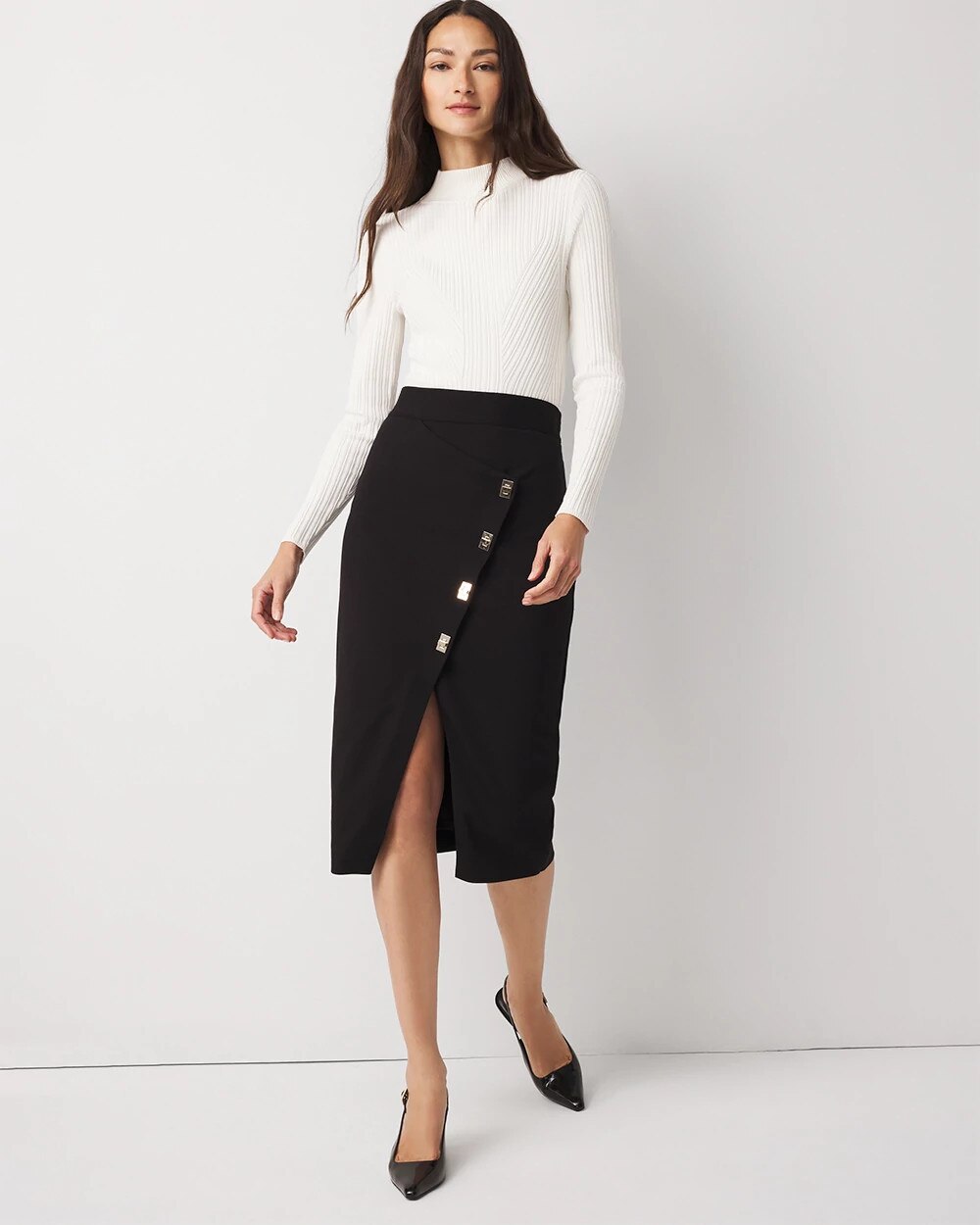 1686-Asymmetrical-Faux-Wrap-Pencil-Skirt-Black-1.jpg Asymmetrical Faux-Wrap Pencil Skirt Black