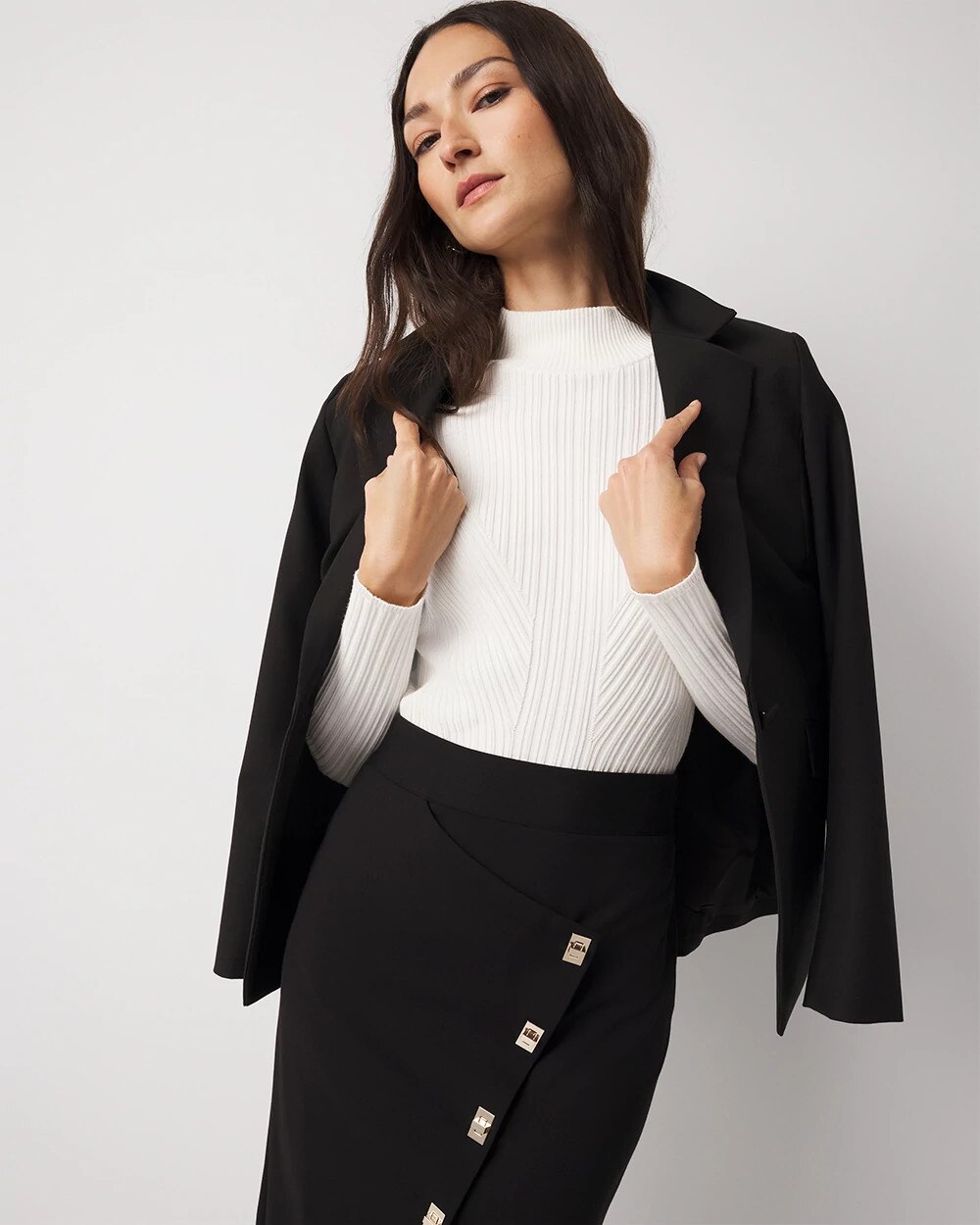 1686-Asymmetrical-Faux-Wrap-Pencil-Skirt-Black-2.jpg Asymmetrical Faux-Wrap Pencil Skirt Black