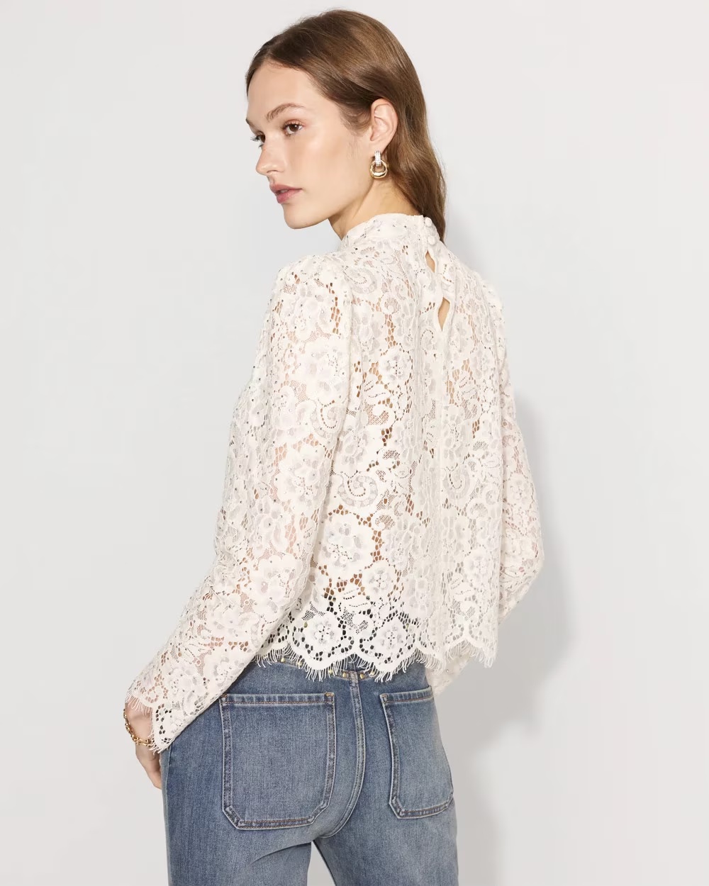 2135-Embellished-Lace-Top-Antique-White-3.jpg Embellished Lace Top Antique White