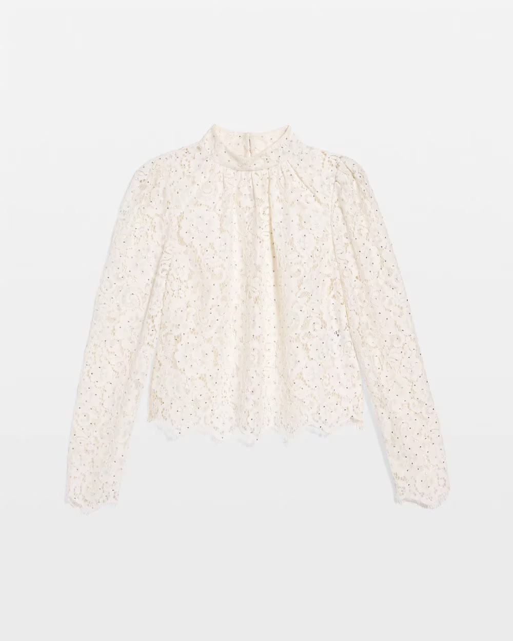 2135-Embellished-Lace-Top-Antique-White-6.jpg Embellished Lace Top Antique White