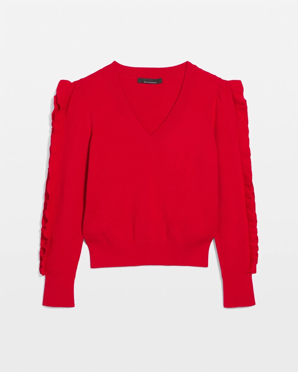 2752-Ruffle-Sleeve-Pullover-Sweater-Ruby-Rush-5.jpg Ruffle Sleeve Pullover Sweater Ruby Rush