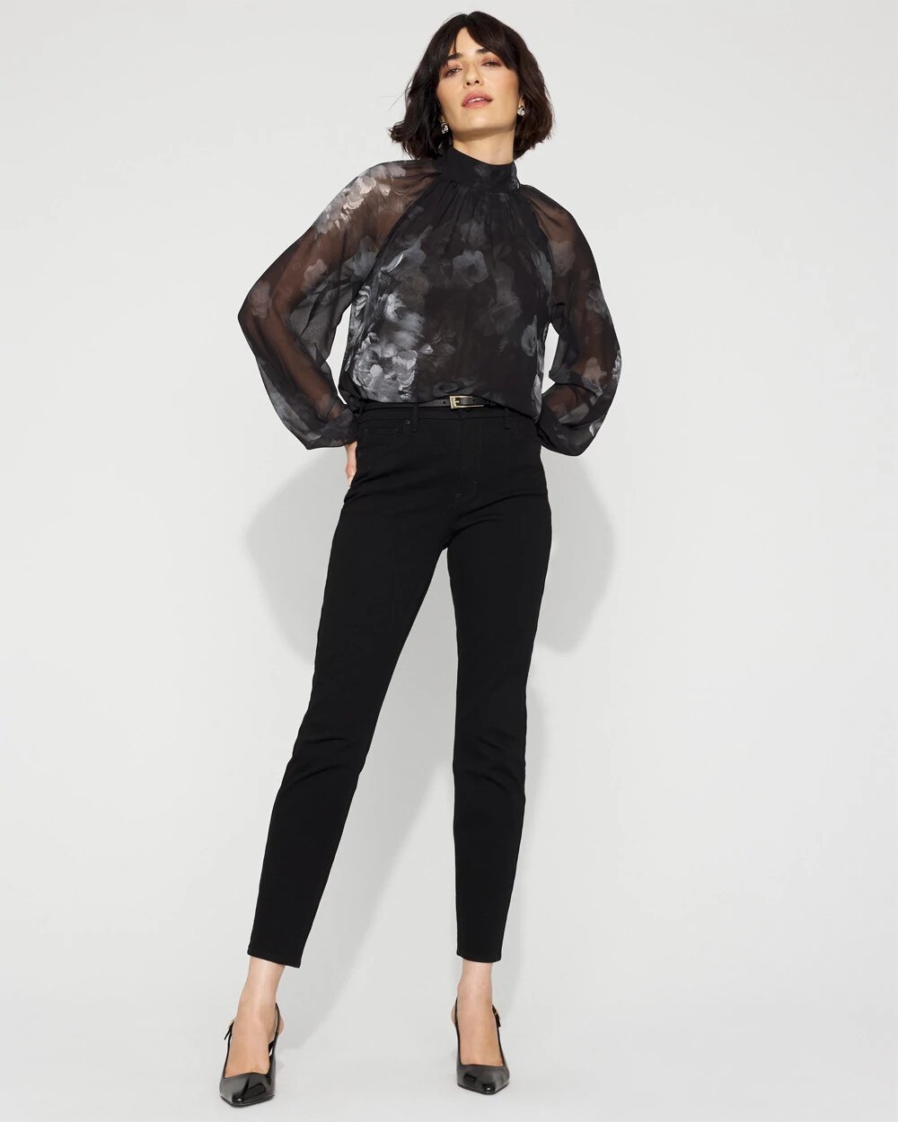 High-Rise Skinny Jean Everlasting Black