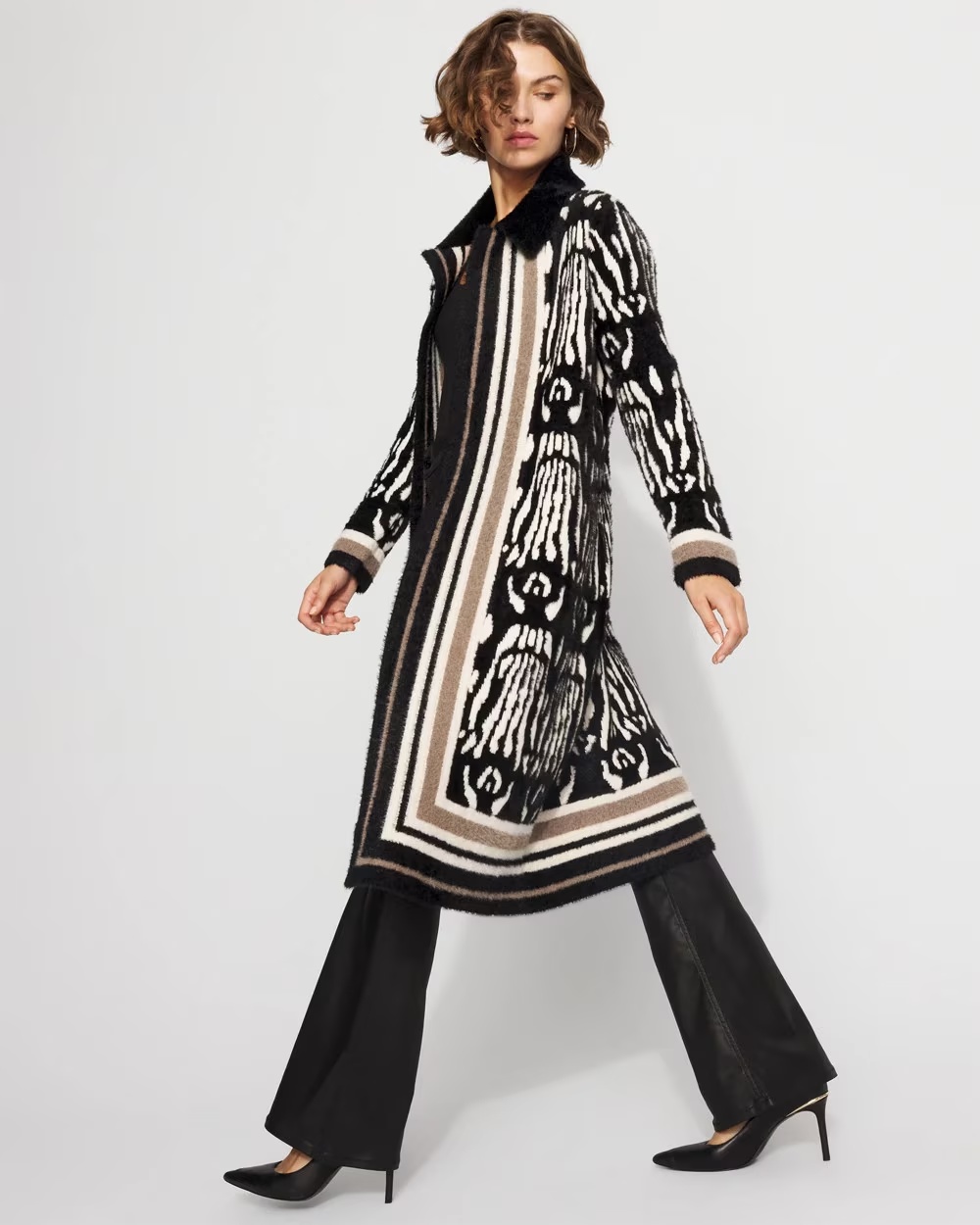 3603-Jacquard-Long-Sweater-Coat-Abstract-Stamp-Black-2.jpg Jacquard Long Sweater Coat Abstract Stamp Black