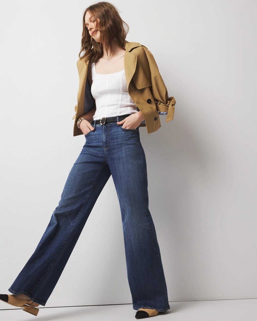 High-Rise Wide Leg Jeans Chantel Authentic