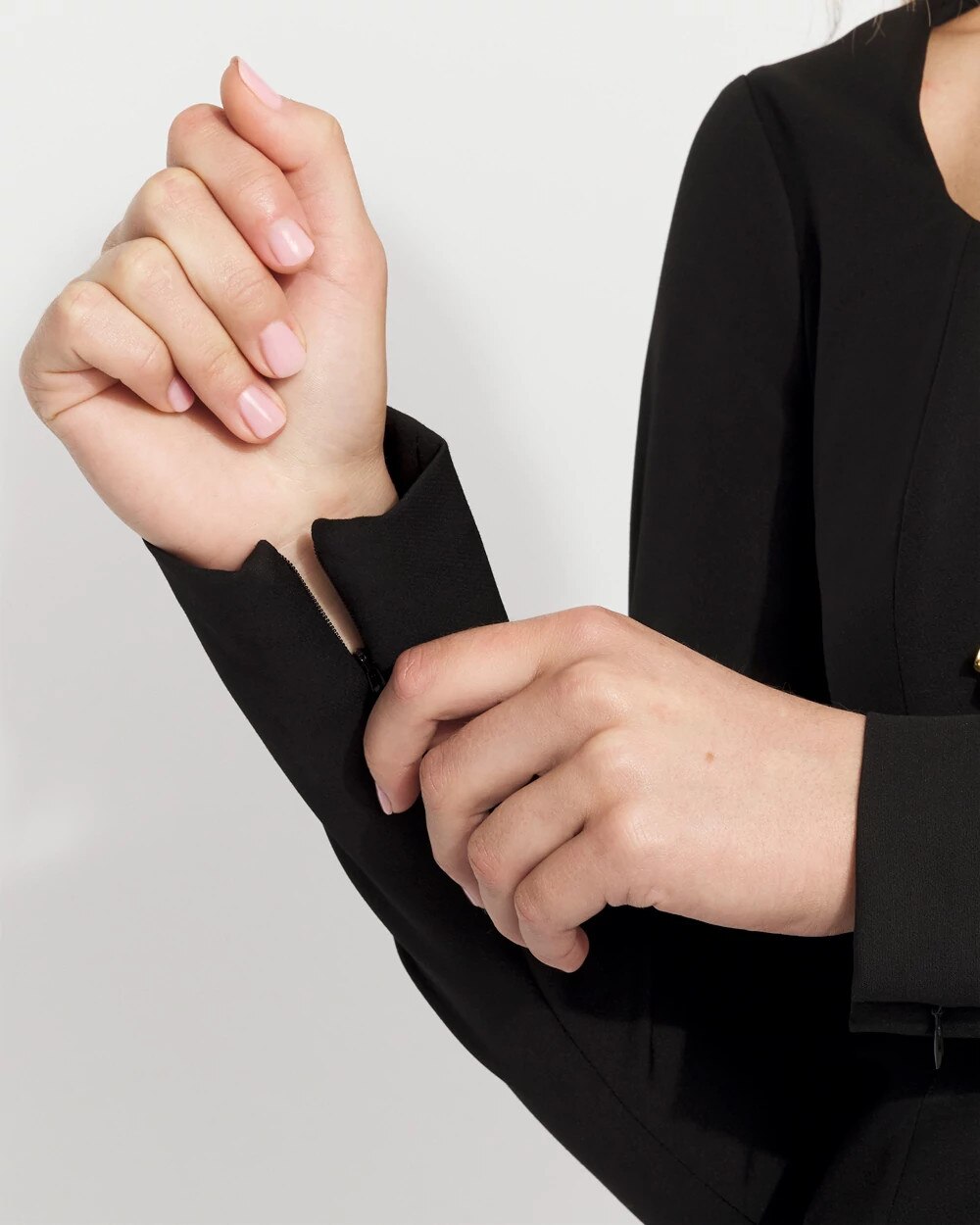 4262-Button-Front-Tailored-Top-Black-3.jpg Button-Front Tailored Top Black