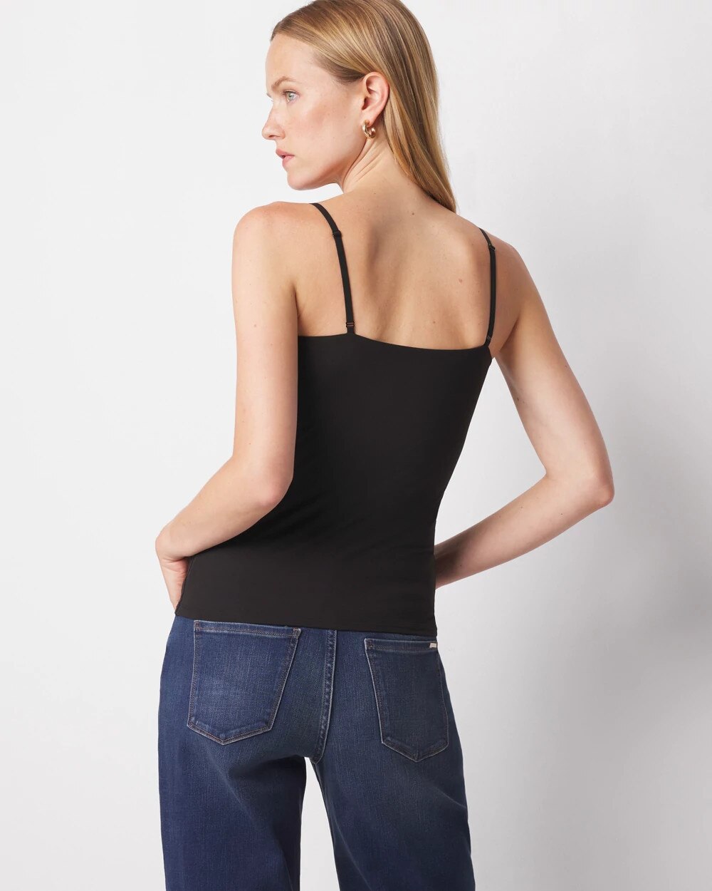 4635-WHBM-FORME-N-All-Ways-Stretch-V-Neck-Cami-Black-4.jpg WHBM FORME‚Ñ?All Ways Stretch V-Neck Cami Black