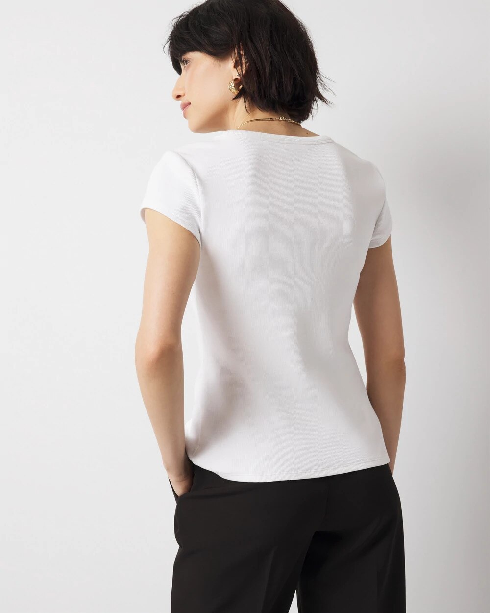 5458-WHBMFORME-N-Ribbed-Stretch-Scoop-Neck-Tee-White-4.jpg WHBMFORME‚Ñ?Ribbed Stretch Scoop Neck Tee White