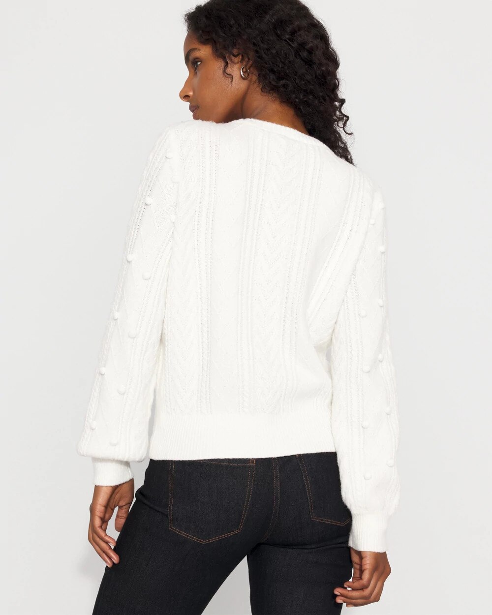 5754-Petite-Satin-Bow-Cable-Knit-Sweater-Ecru-4.jpg Petite Satin Bow Cable Knit Sweater Ecru