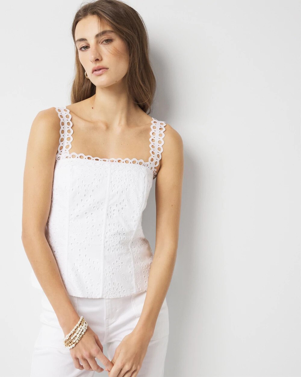 5800-Petite-Eyelet-Bustier-White-2.jpg Petite Eyelet Bustier White