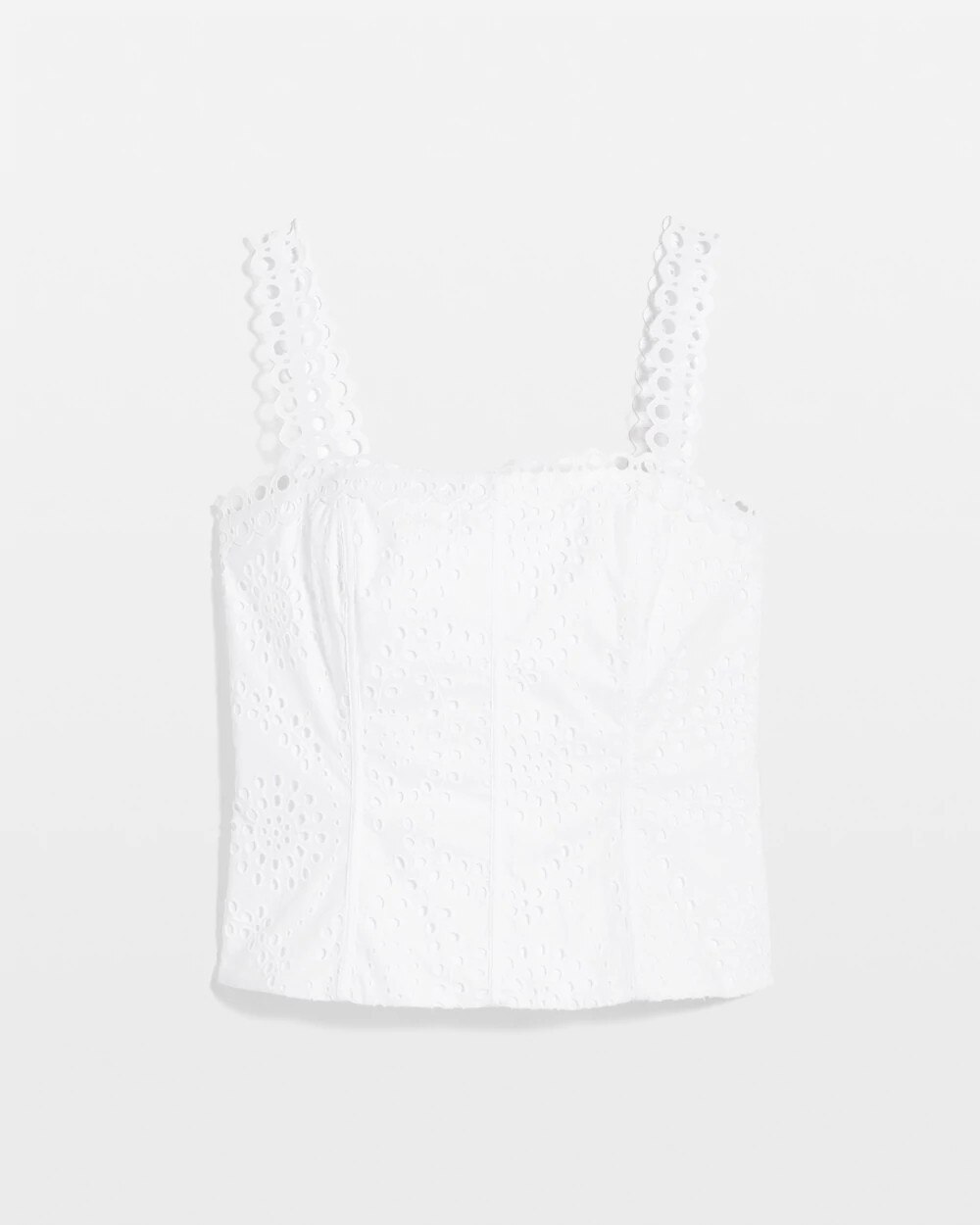 5800-Petite-Eyelet-Bustier-White-5.jpg Petite Eyelet Bustier White
