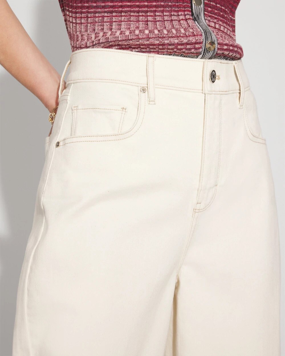 Extra High-Rise Barrel Jean Natural