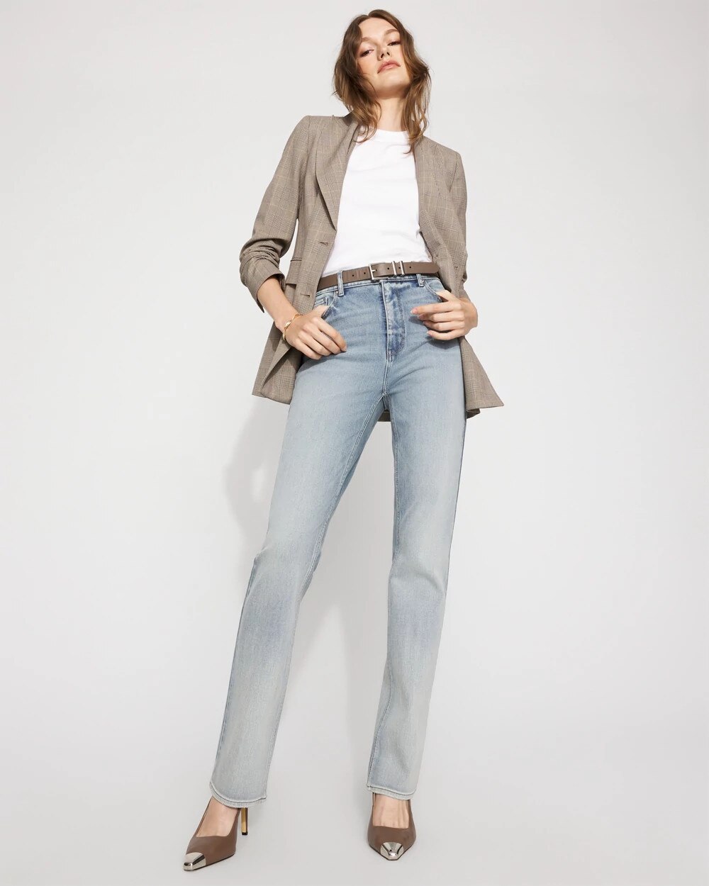 Extra High-Rise Elongated Slim Jean Hampstead Antique