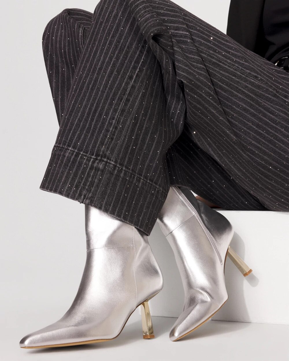 6087-Metallic-Heeled-Ankle-Boot-Silver-3.jpg Metallic Heeled Ankle Boot Silver
