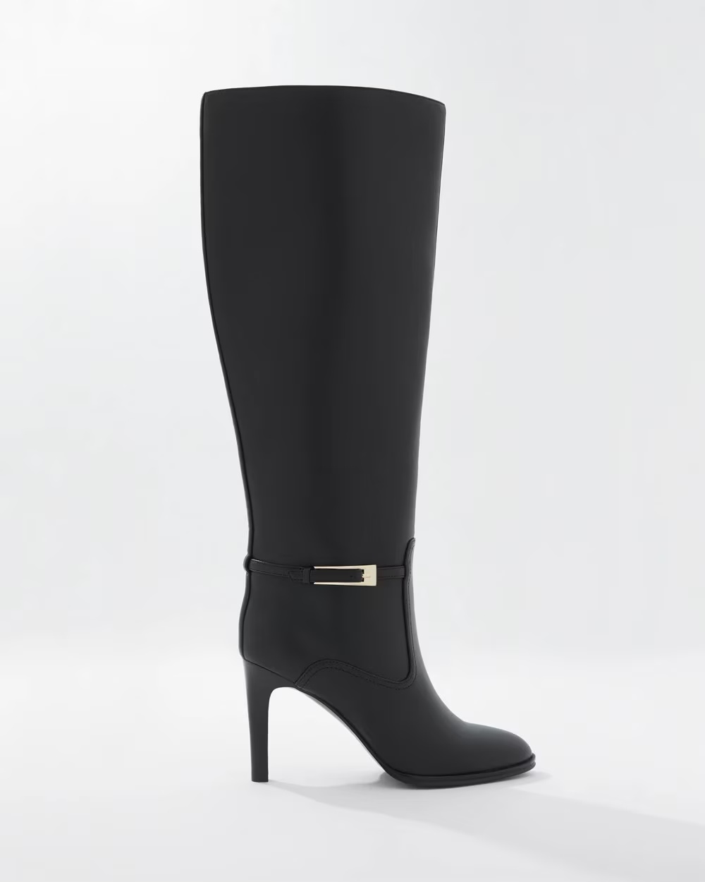 6114-Tall-Single-Buckle-Boot-Black-3.jpg Tall Single Buckle Boot Black