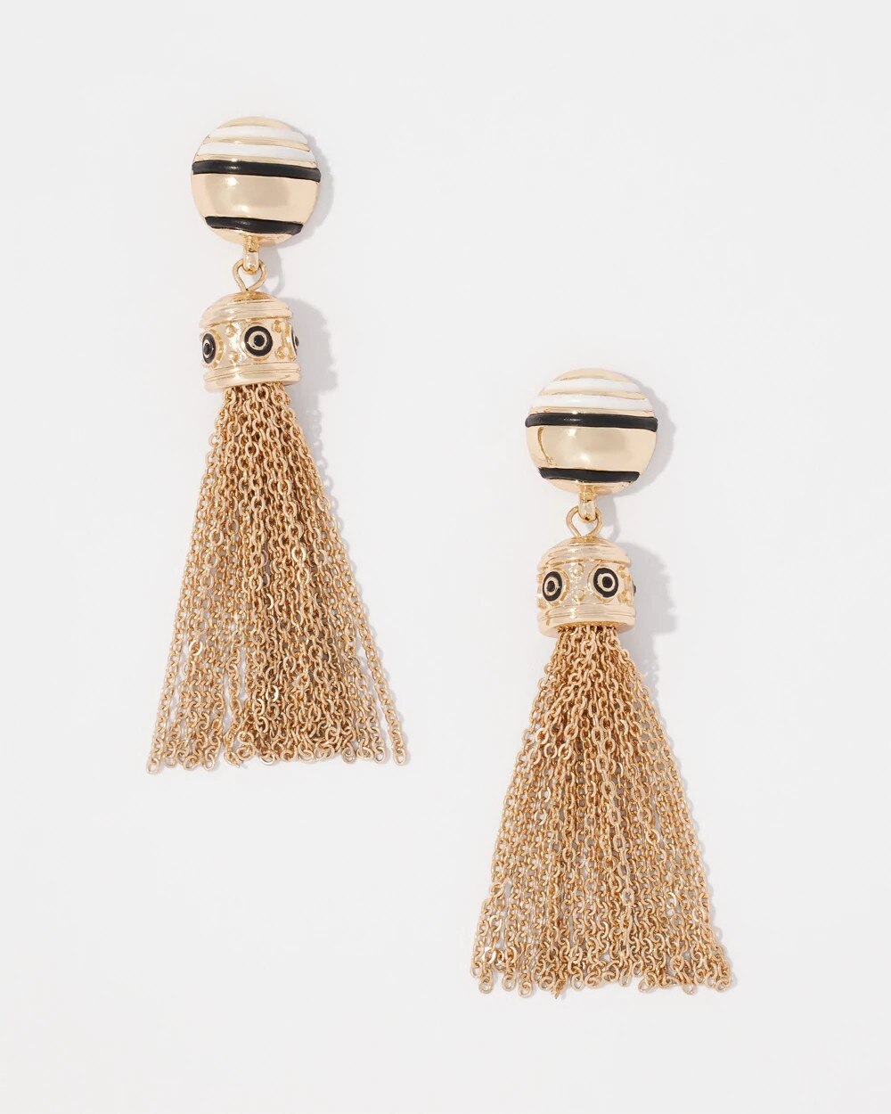Gold Tassel Earrings Gold