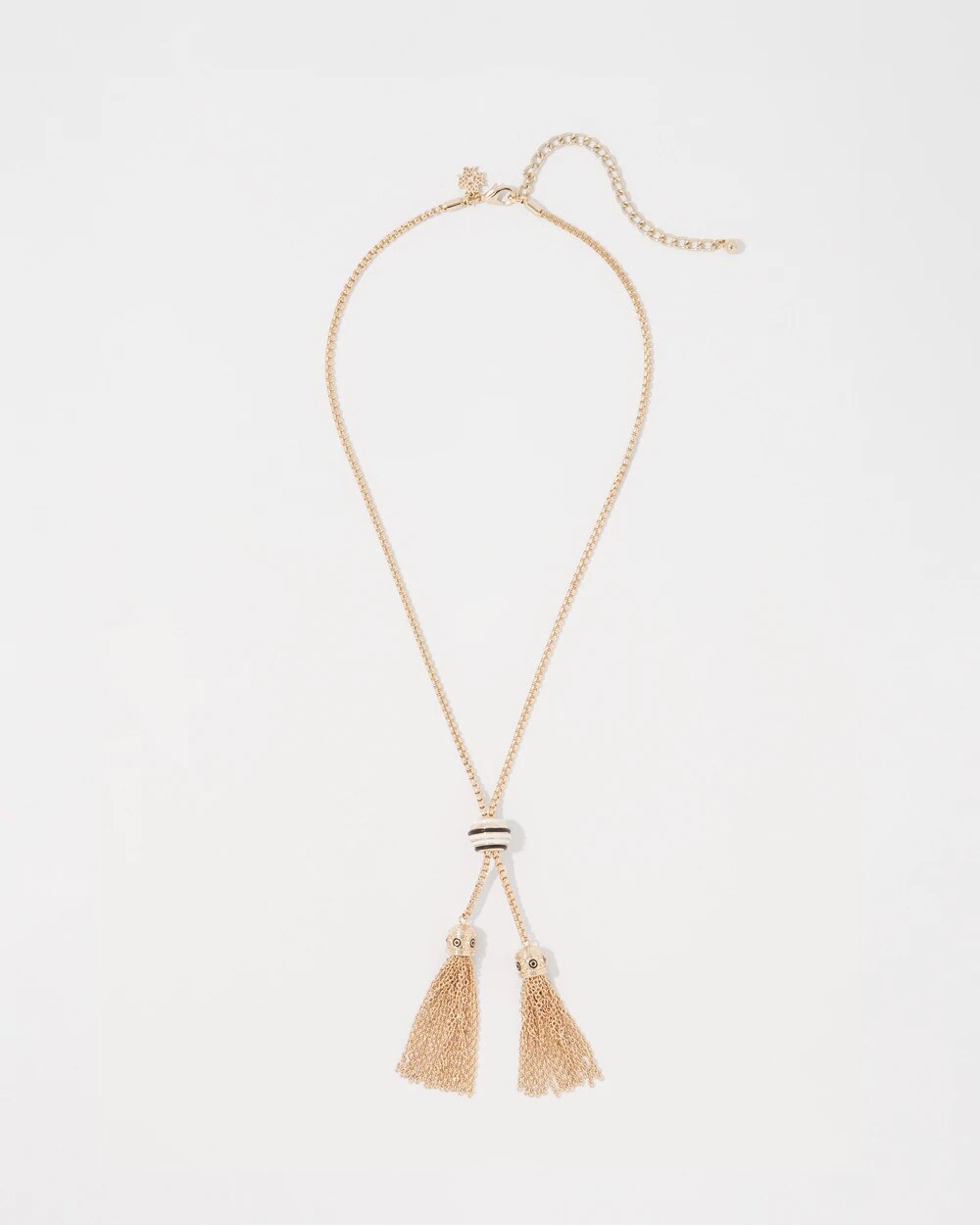 Chain Necklace with Tassels Gold