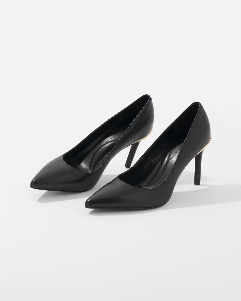 Gold Accent Comfort Pump Black