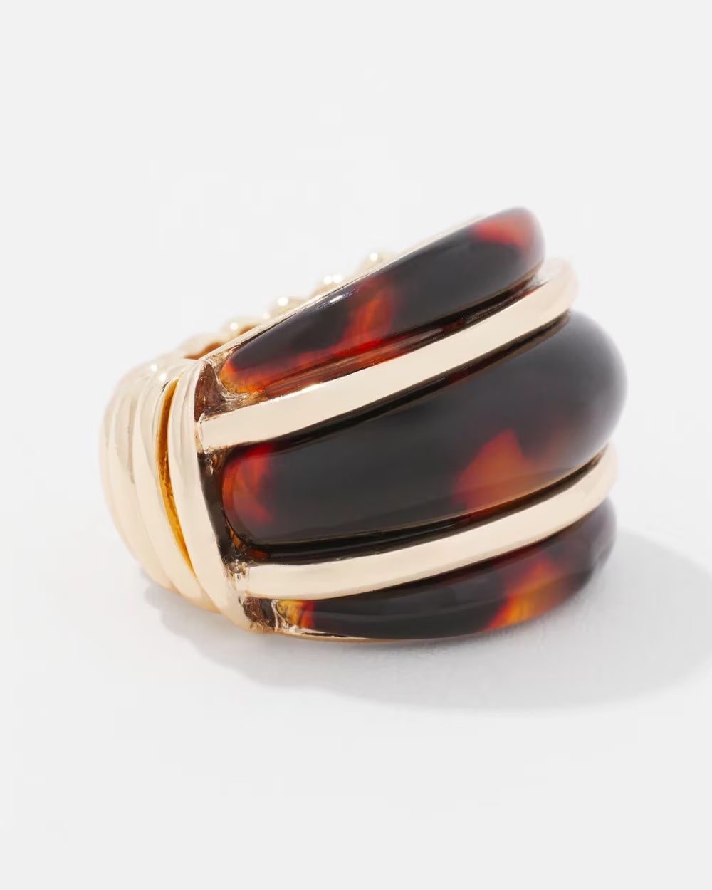 Gold and Tortoiseshell Ring Tortoise