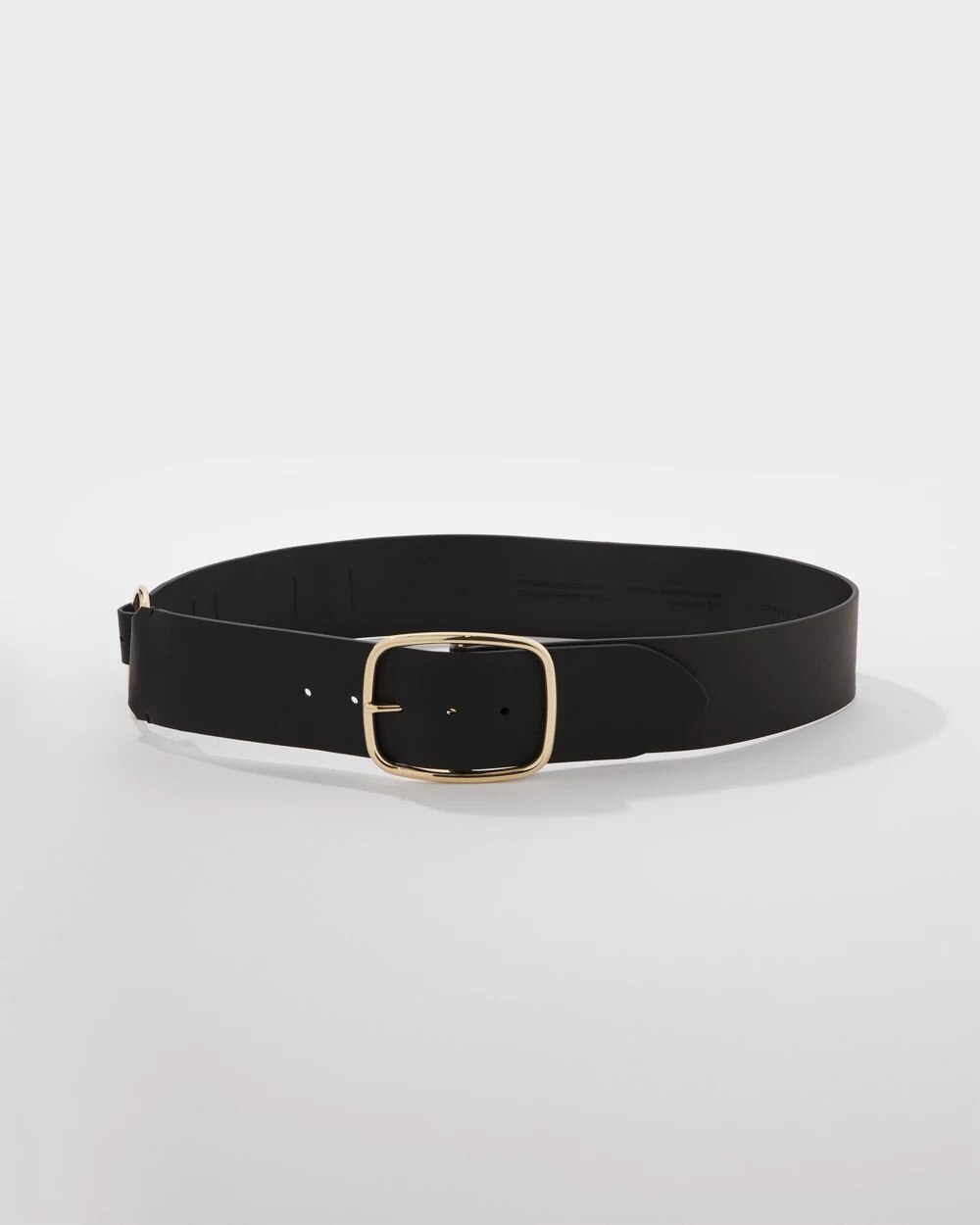 Double Buckle Hip Belt Black