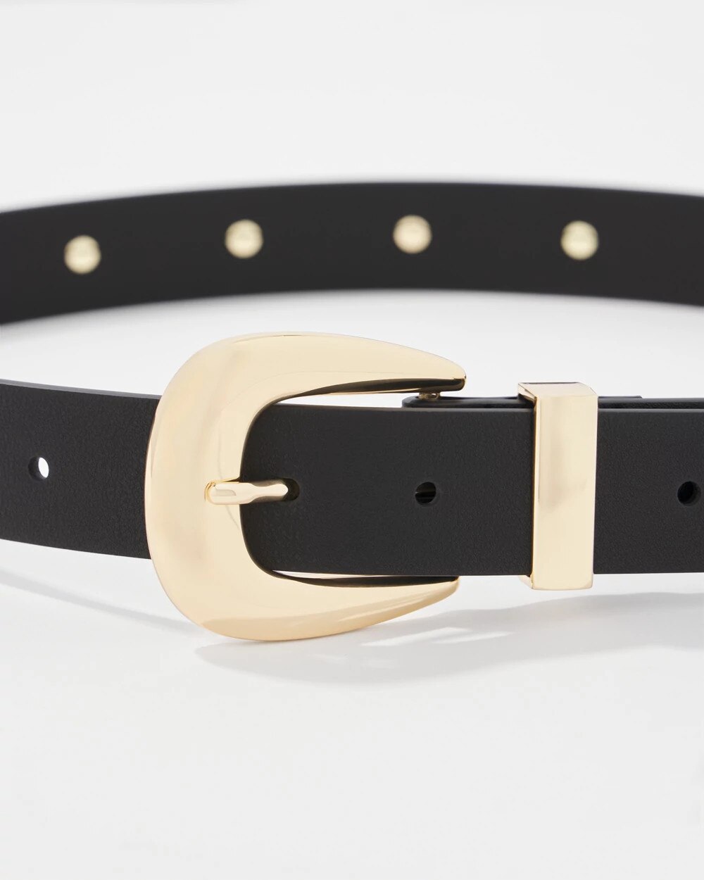 6486-Gold-Studded-Denim-Belt-Black-4.jpg Gold Studded Denim Belt Black