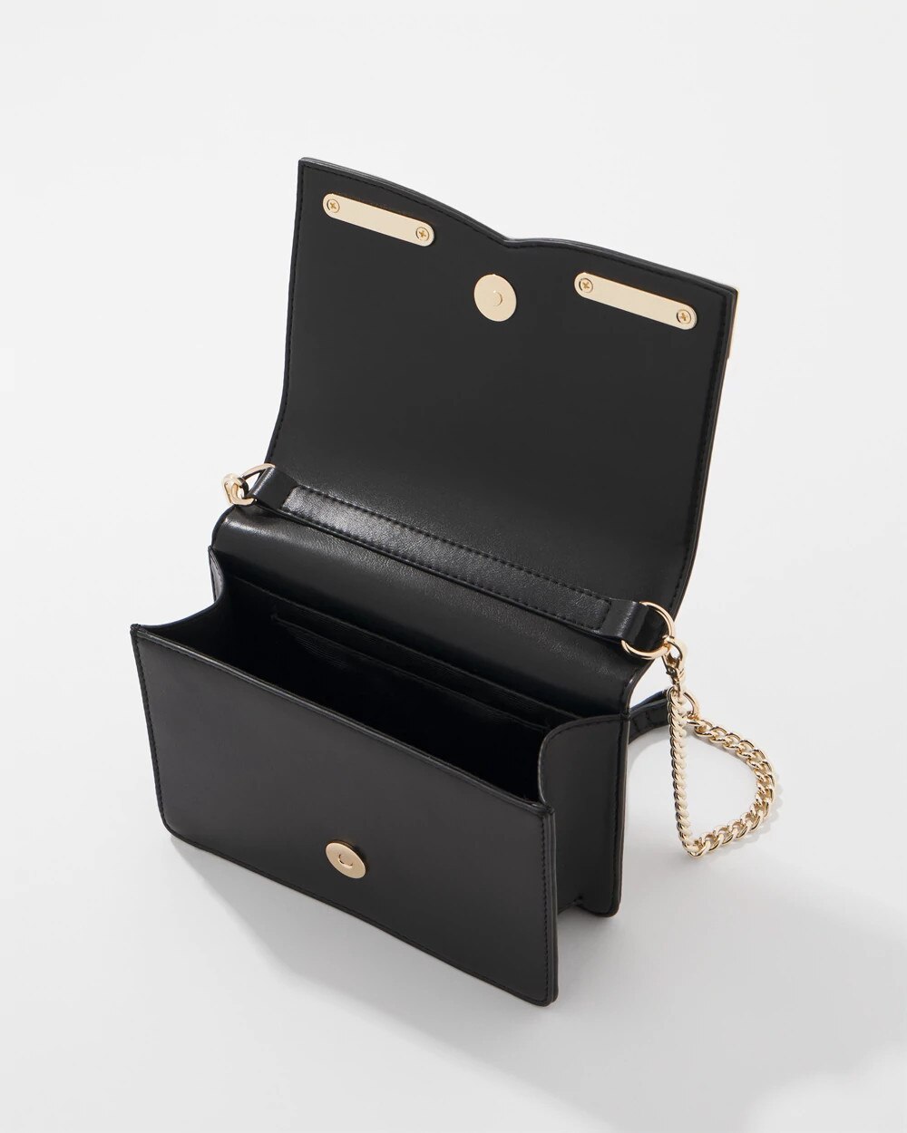 6534-Gold-Twist-Clutch-Black-4.jpg Gold Twist Clutch Black
