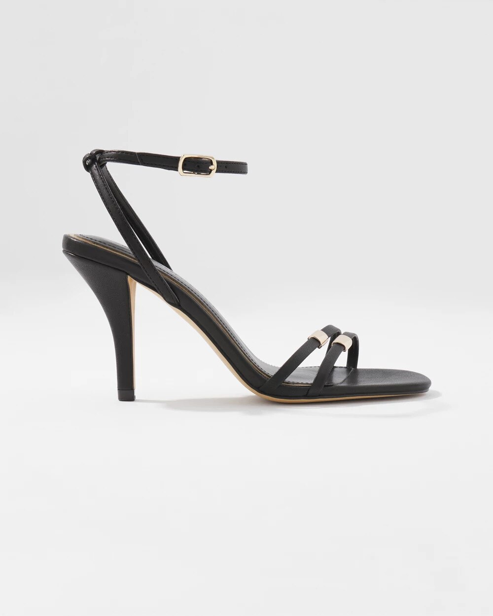 6797-Gold-Hardware-Strappy-High-Heel-Sandal-Black-3.jpg Gold Hardware Strappy High Heel Sandal Black