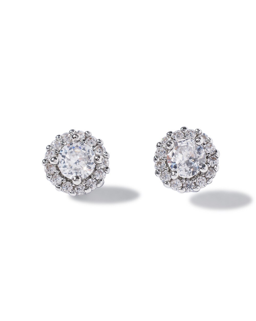 6812-CZ-Halo-Stud-Earrings-Silver-3.jpg CZ Halo Stud Earrings Silver
