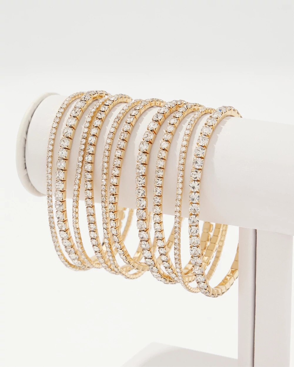 6893-Rhinestone-10-Pack-Stretch-Bracelets-Gold-2.jpg Rhinestone 10-Pack Stretch Bracelets Gold