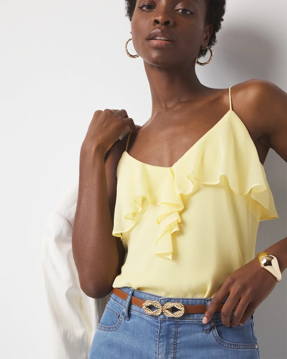 7246-Skinny-Belt-with-Gold-Rope-Buckle-Vachetta-1.jpg Skinny Belt with Gold Rope Buckle Vachetta