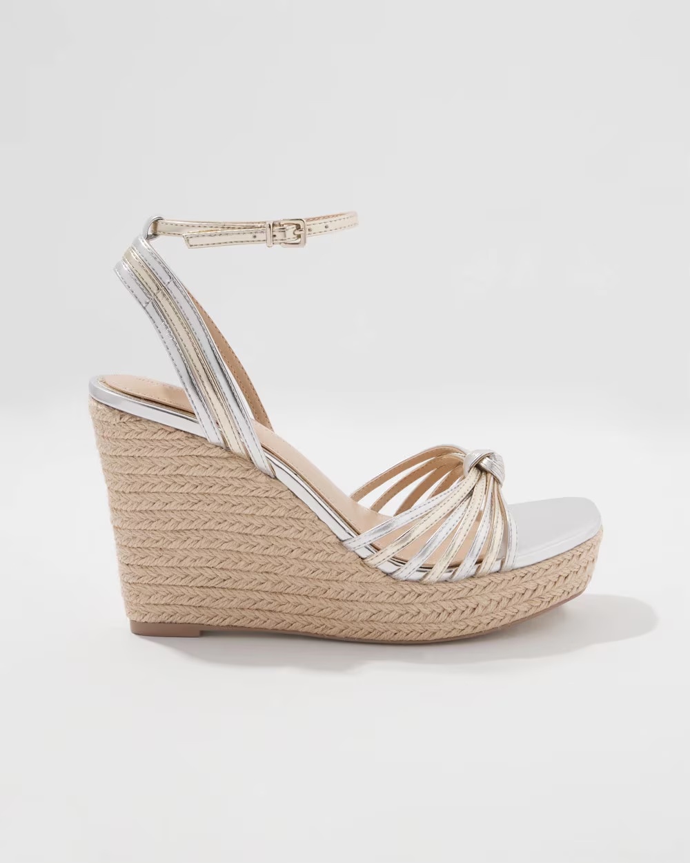 7356-Gold-Silver-High-Heel-Wedge-Gold-w-Silver-4.jpg Gold + Silver High Heel Wedge Gold w Silver