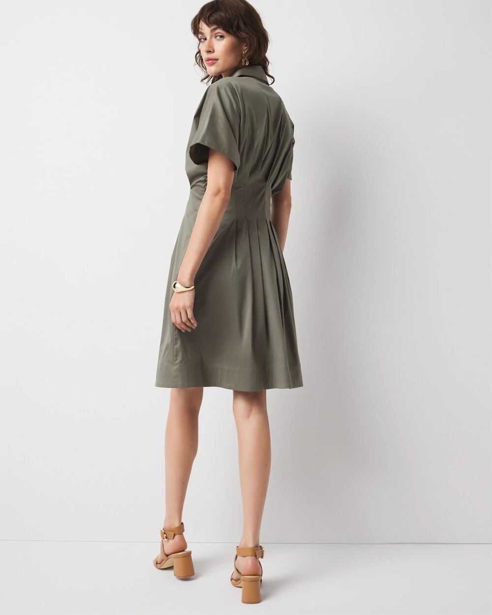 757-Poplin-Corset-Shirt-Dress-Forever-Olive-4.jpg Poplin Corset Shirt Dress Forever Olive