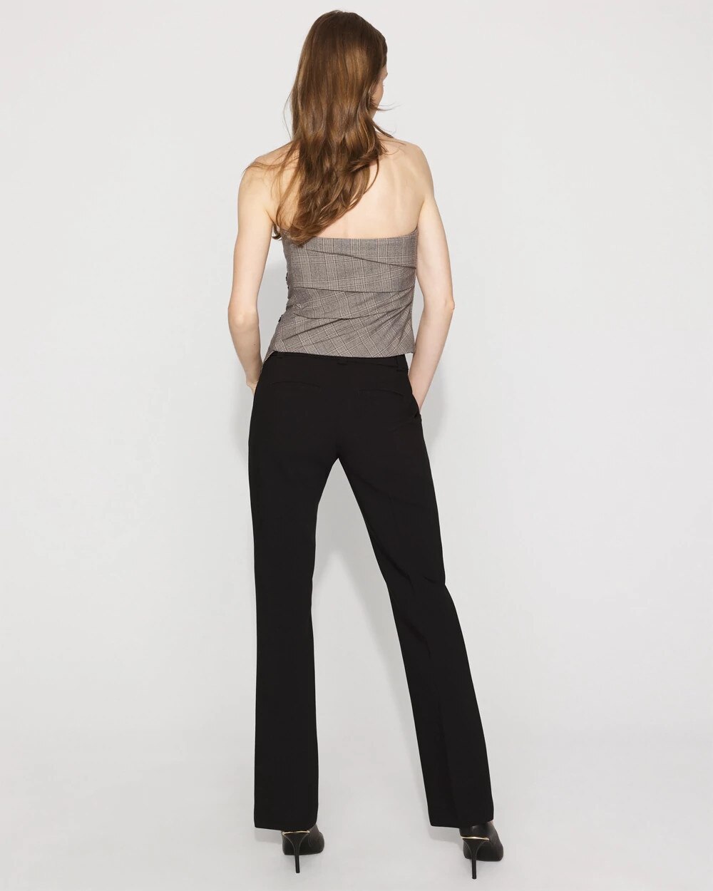 Mid-Rise Blake Slim Boot Pant Black