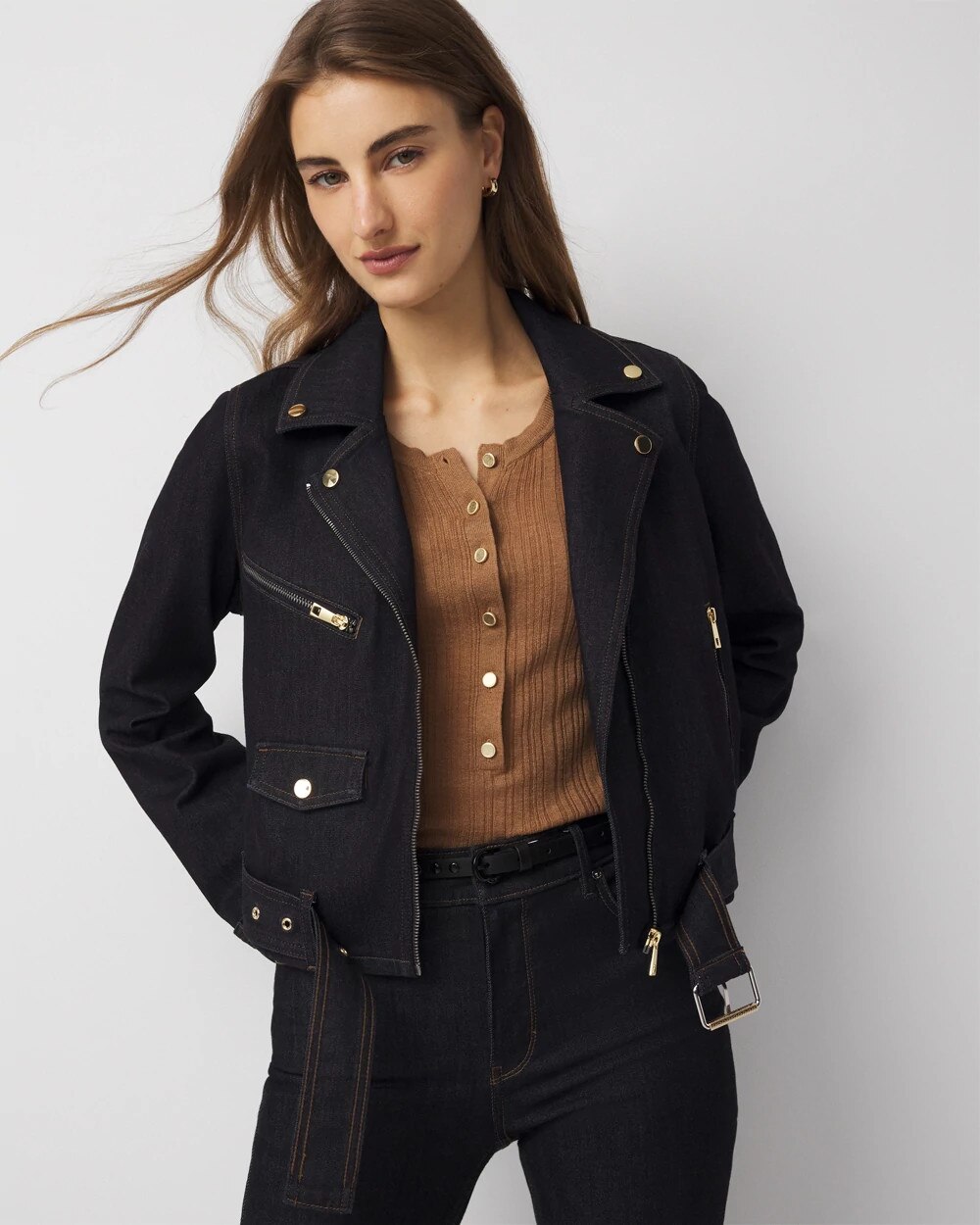 7786-Petite-Denim-Moto-Jacket-Midnight-Rinse-Wash-1.jpg Petite Denim Moto Jacket Midnight Rinse Wash